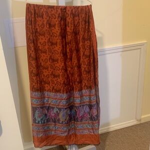 Bohemian Elephant Print Skirt